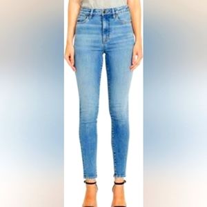 WOMEN'S  HIGH WAISTED DISTRESSED SKINNY JEAN SIZE 25